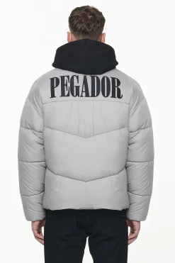 Pegador Jackets|Spiller Puffer Jacket Rock Grey