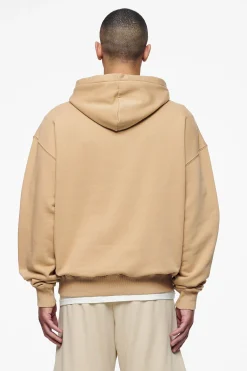 Pegador Hoodies|Stokes Oversized Hoodie Vintage Washed Espresso