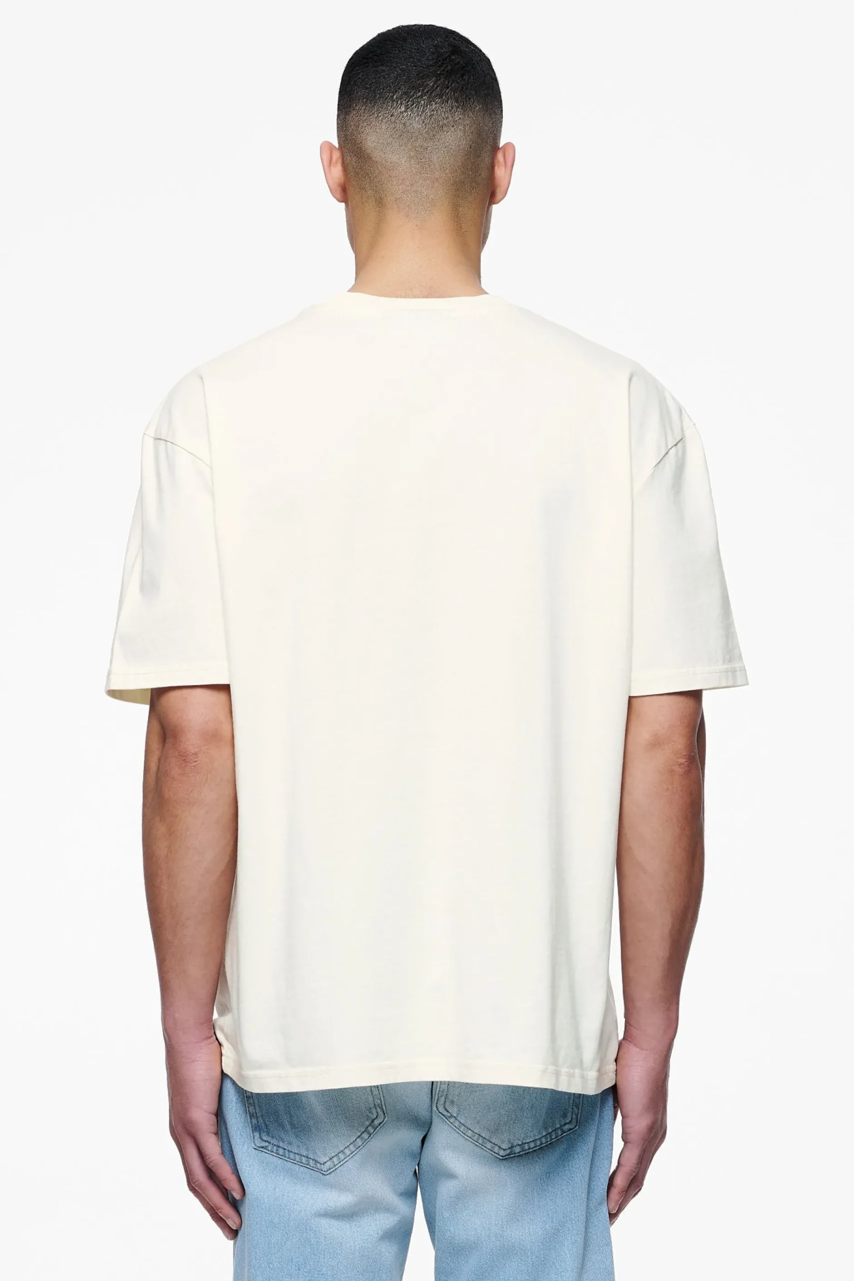 Pegador Tees|Stokes Oversized Tee Vintage Washed Unbleached