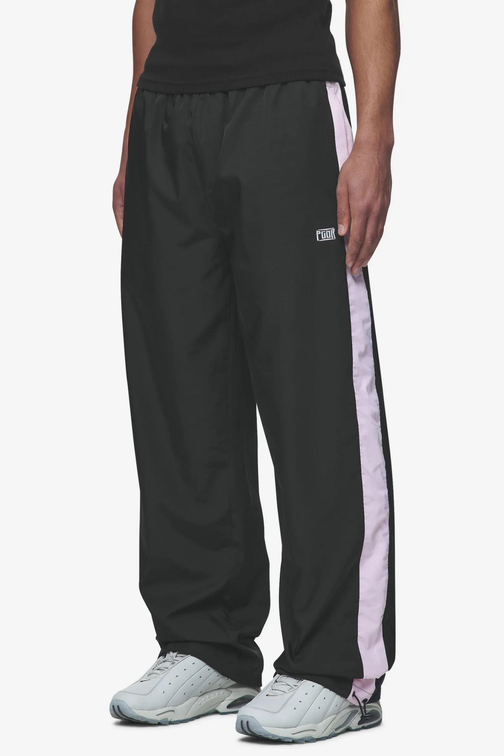 Pegador Pants & Joggers|Stow Wide Track Pants Black Bubblegum