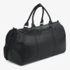 Pegador Bags|Bags|Strahan Logo Faux Leather Weekender Black