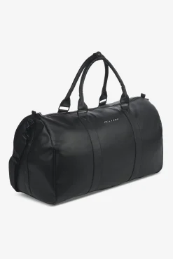 Pegador Bags|Bags|Strahan Logo Faux Leather Weekender Black