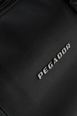Pegador Bags|Bags|Strahan Logo Faux Leather Weekender Black