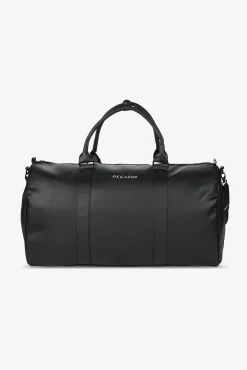 Pegador Bags|Bags|Strahan Logo Faux Leather Weekender Black