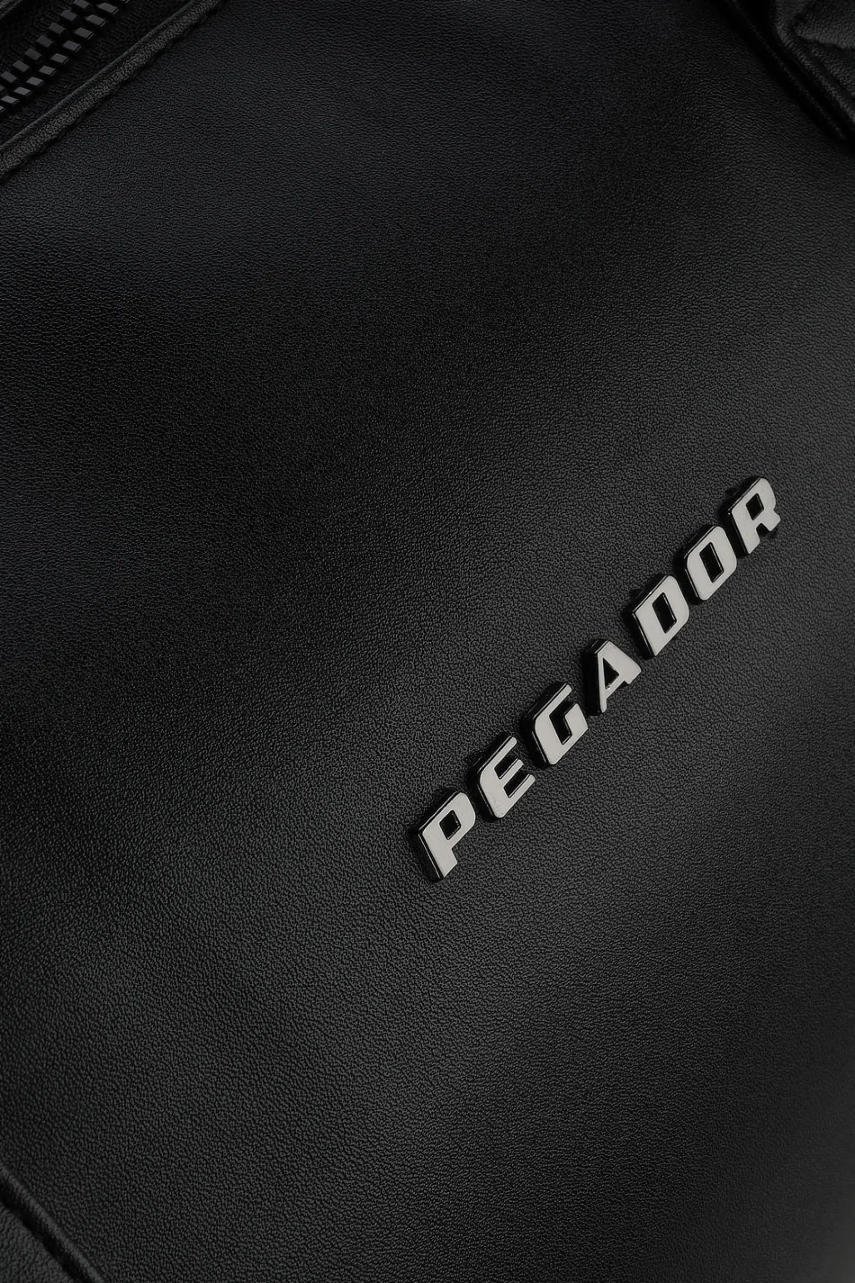 Pegador Bags|Bags|Strahan Logo Faux Leather Weekender Black