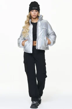 Pegador Jackets|Sugar Future Puffer Jacket Chrome