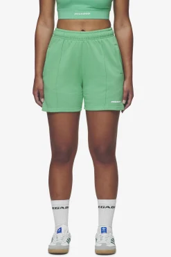 Pegador Shorts|Sully High Waisted Shorts White Gum Washed peppermint green