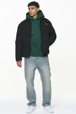 Pegador Jackets|Sundre Cord Puffer Jacket Black