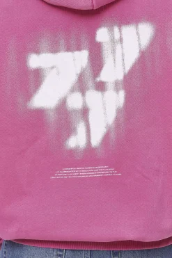 Pegador Hoodies|Suta Oversized Hoodie Vintage Digital Pink