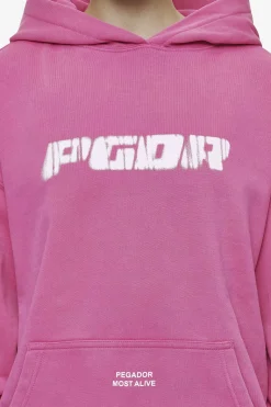 Pegador Hoodies|Suta Oversized Hoodie Vintage Digital Pink