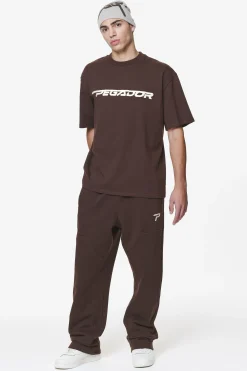 Pegador Pants & Joggers|Tacona Carpenter Sweat Pants Washed Oak Brown