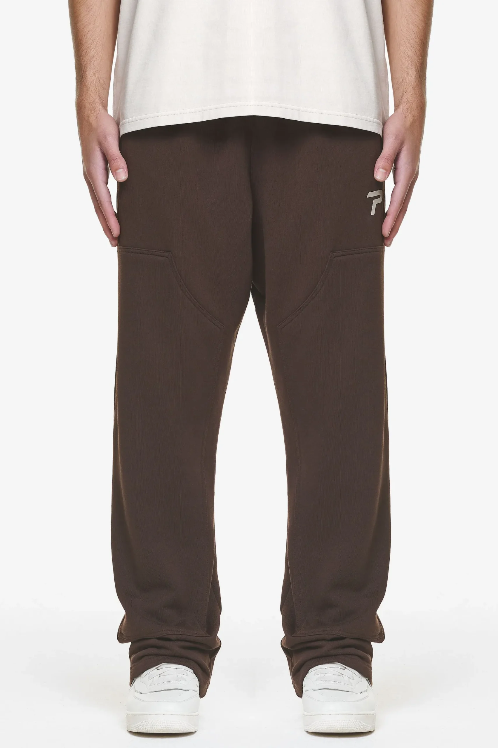 Pegador Pants & Joggers|Tacona Carpenter Sweat Pants Washed Oak Brown