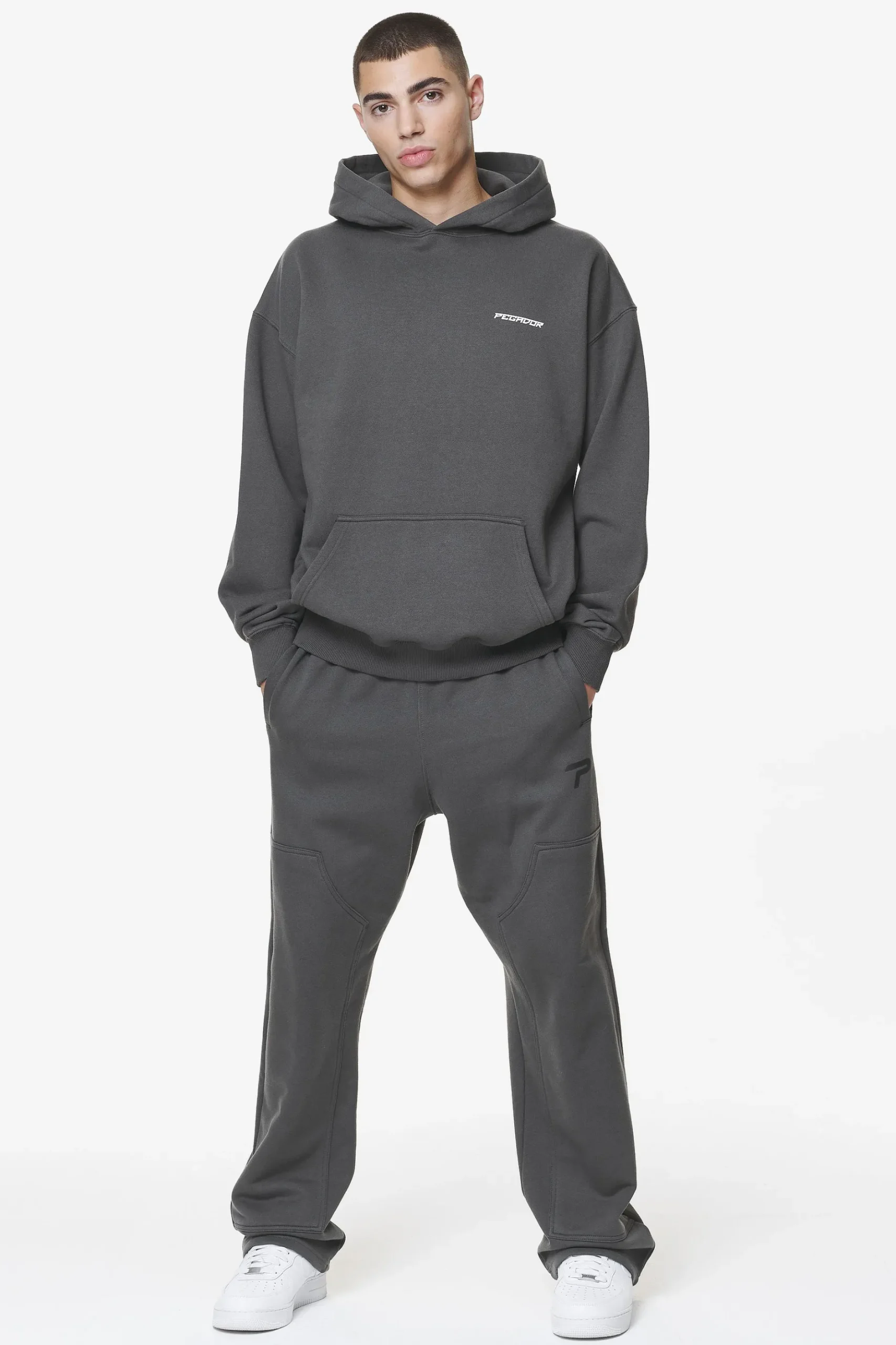 Pegador Pants & Joggers|Tacona Carpenter Sweat Pants Washed Volcano Grey
