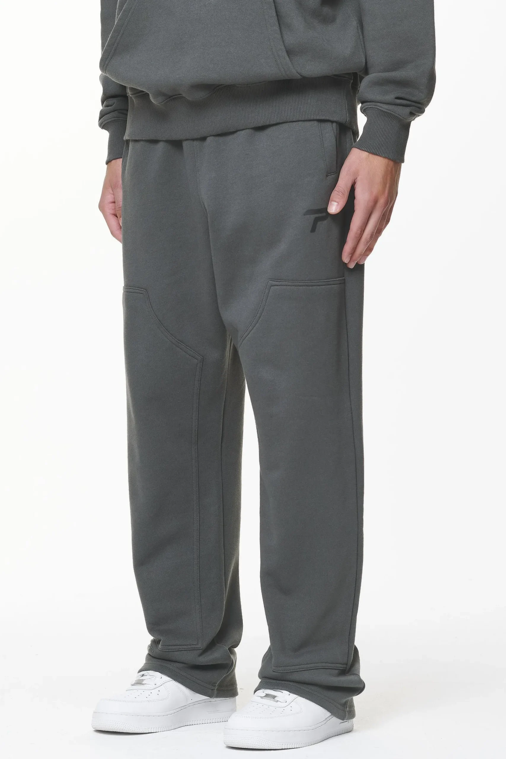Pegador Pants & Joggers|Tacona Carpenter Sweat Pants Washed Volcano Grey