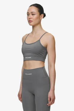 Pegador Tops|Taja Sport Bra Deep Grey White