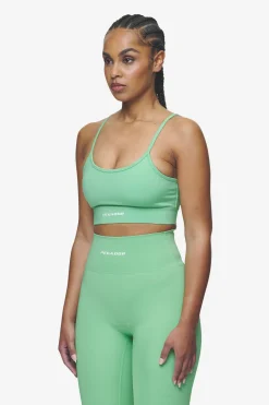 Pegador Tops|Taja Sport Bra White Peppermint green