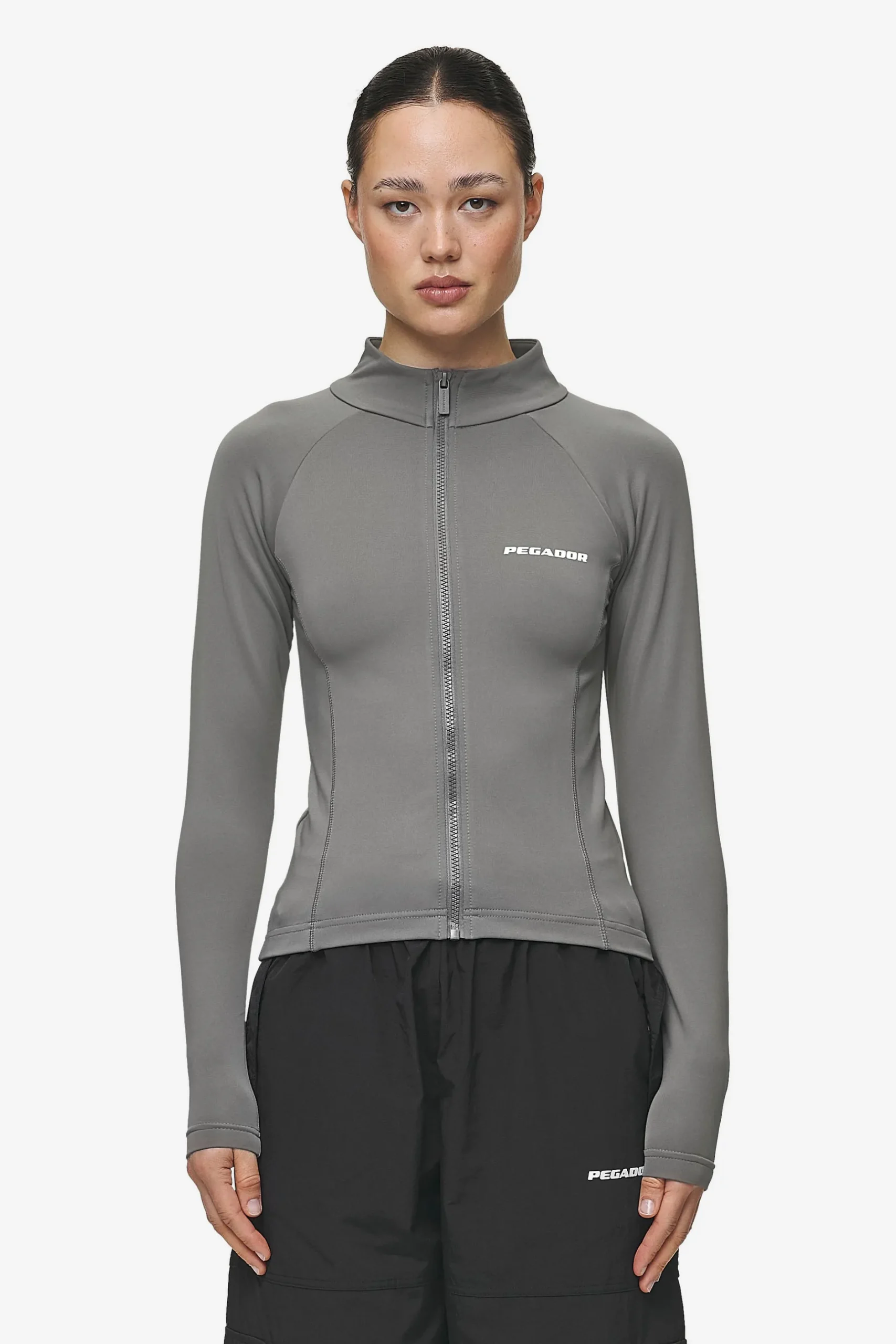 Pegador Longsleeves|Tale Zip Longsleeve Deep Grey