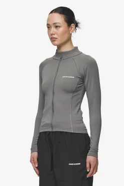 Pegador Longsleeves|Tale Zip Longsleeve Deep Grey