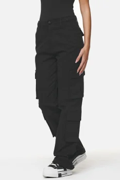 Pegador Pants|Tanami Wide Cargo Pants  Black