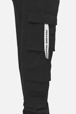 Pegador Pants|Tanami Wide Cargo Pants  Black