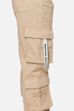 Pegador Pants|Tanami Wide Cargo Pants  Washed Safari Sand