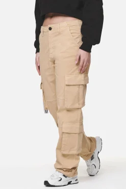 Pegador Pants|Tanami Wide Cargo Pants  Washed Safari Sand