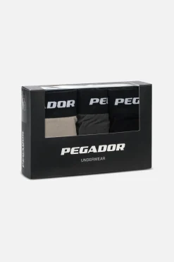 Pegador Underwear|Tantun Boxershorts 3 Pack Light Beige Anthracite Black