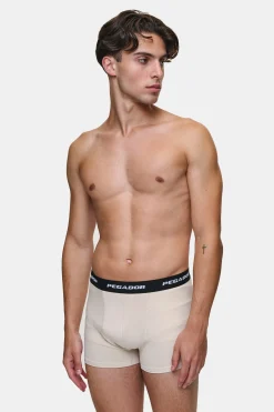 Pegador Underwear|Tantun Boxershorts 3 Pack Light Beige Anthracite Black