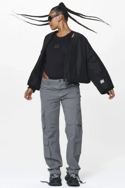 Pegador Pants|Tanum Wide Cargo Pants Anthracite Grey