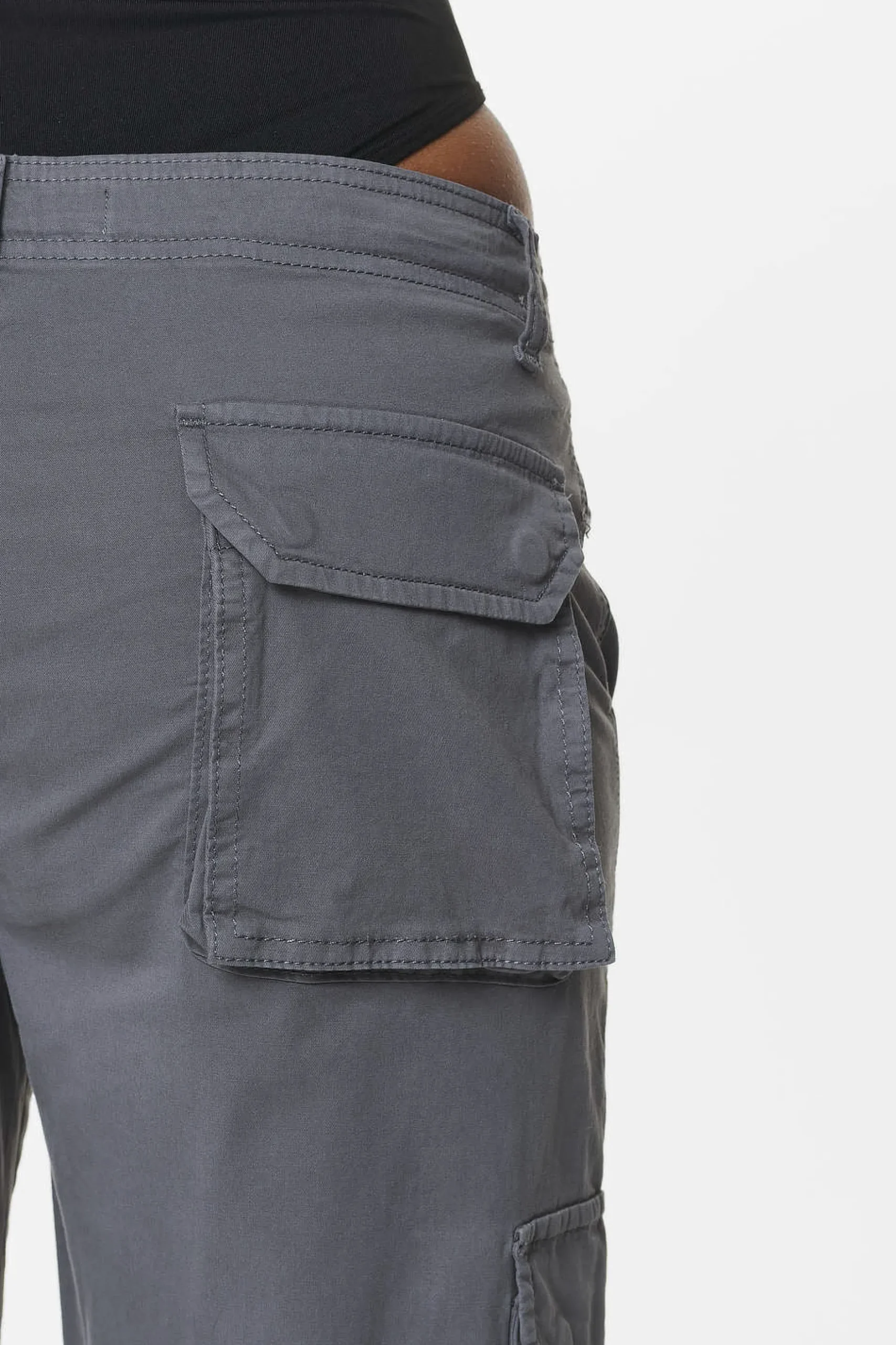 Pegador Pants|Tanum Wide Cargo Pants Anthracite Grey