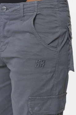 Pegador Pants|Tanum Wide Cargo Pants Anthracite Grey