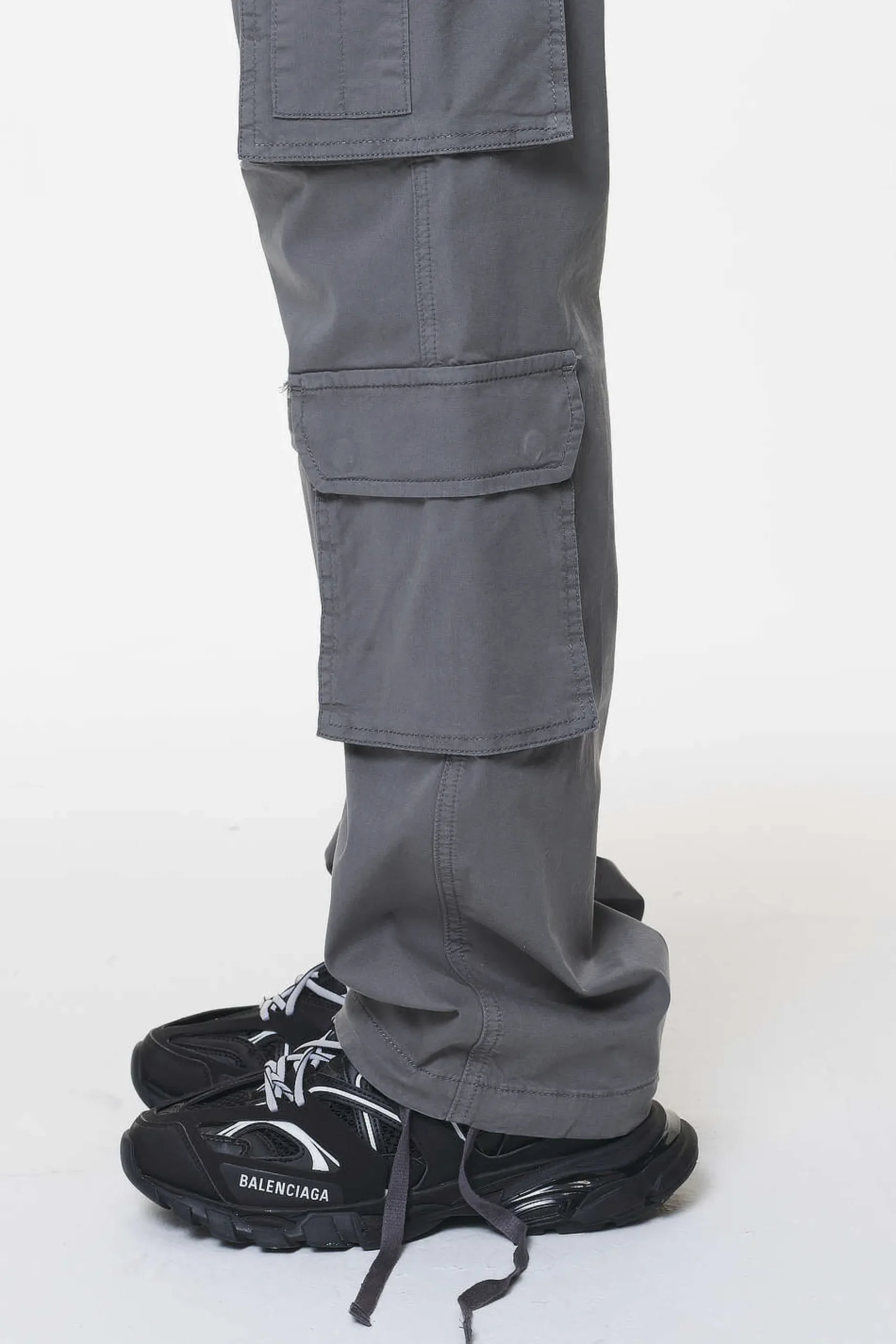 Pegador Pants|Tanum Wide Cargo Pants Anthracite Grey