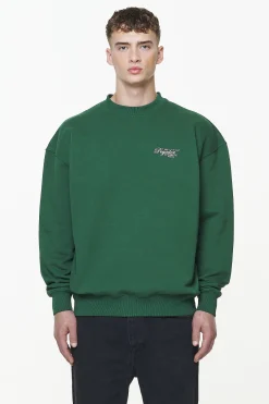 Pegador Sweaters|Tavery Oversized Sweater Vintage Washed British Green