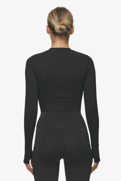 Pegador Longsleeves|Telly Rib Longsleeve Washed Black