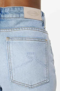 Pegador Jeans|Terrance Wide Jeans Washed Light Blue