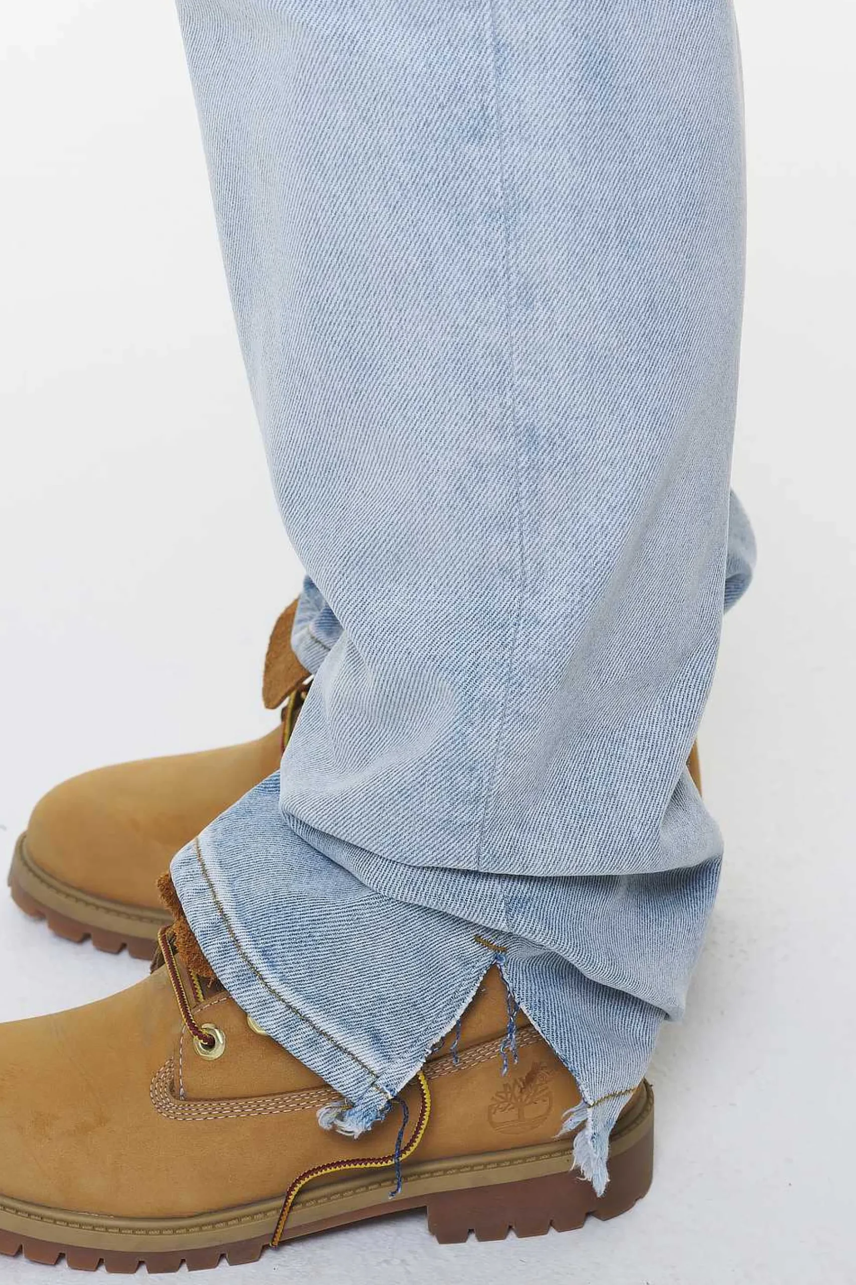 Pegador Jeans|Terrance Wide Jeans Washed Light Blue