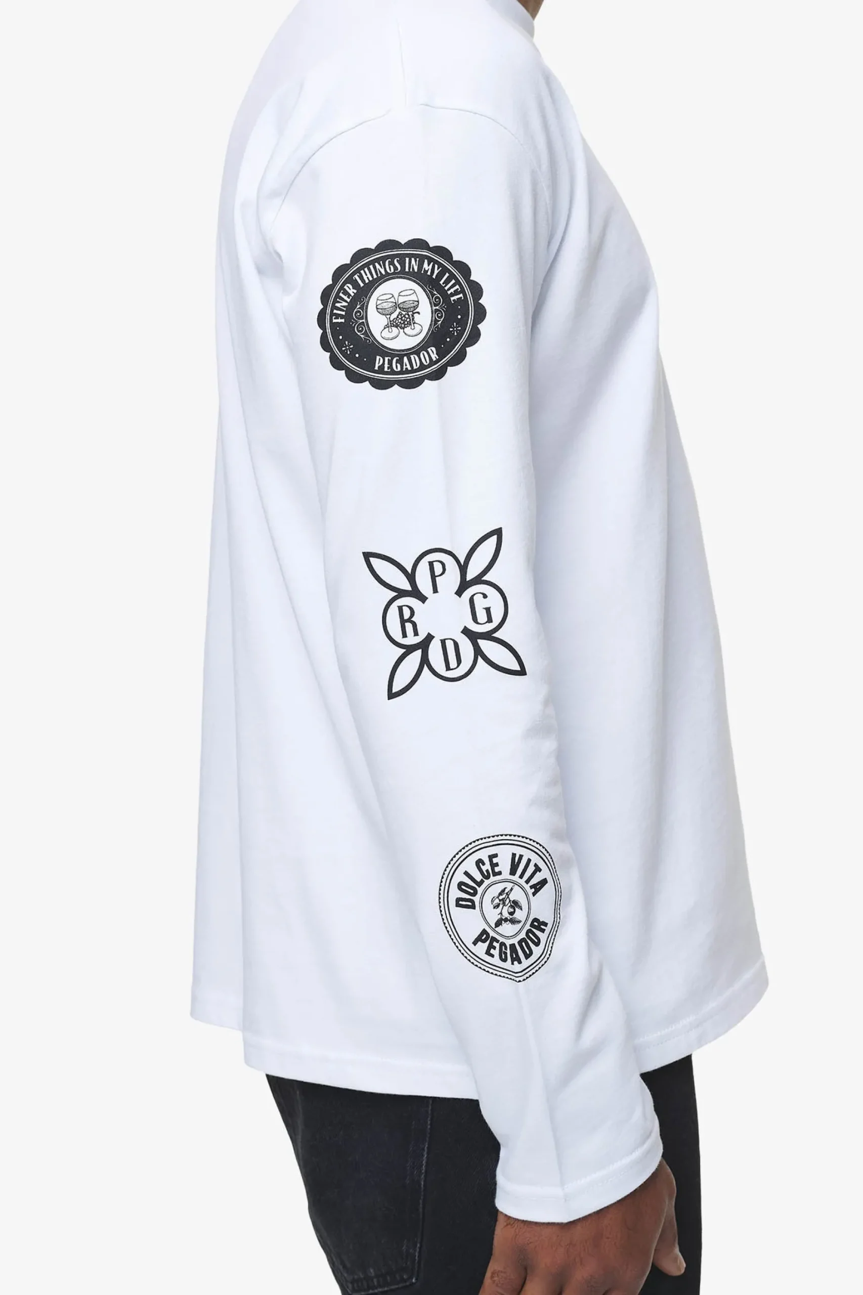Pegador Longsleeves|Teston Longsleeve White