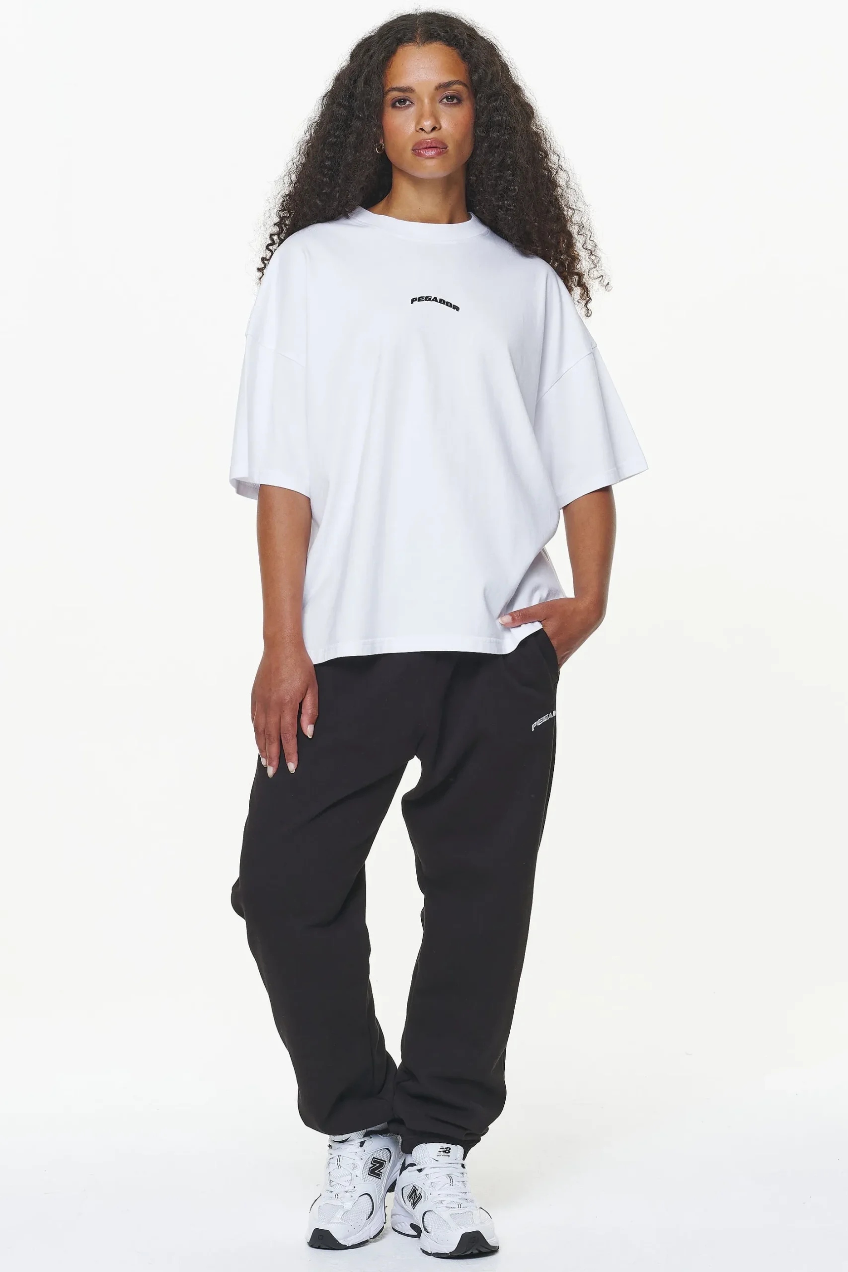 Pegador Tees|Thames Heavy Oversized Tee White