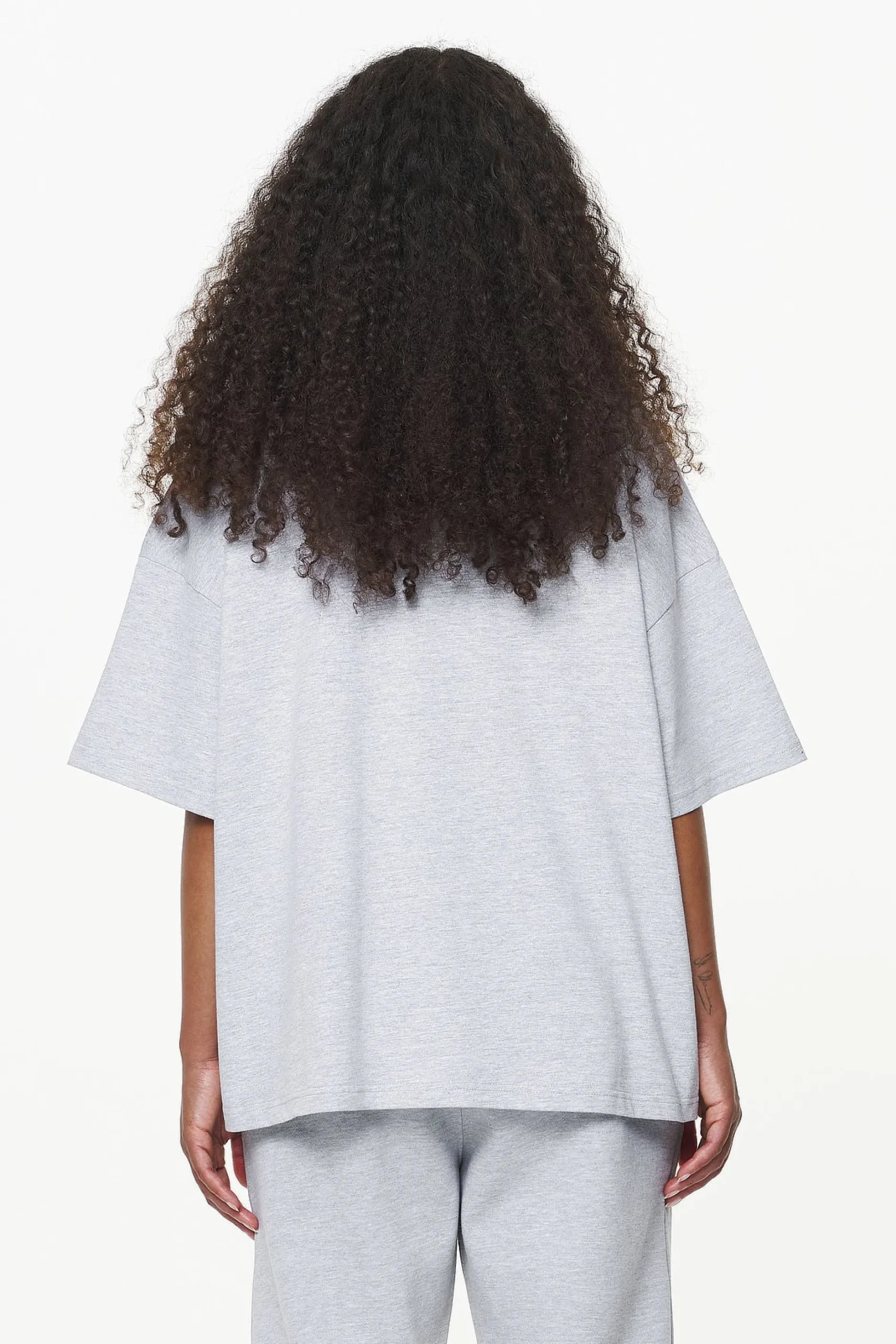 Pegador Tees|Thames Heavy Oversized Tee Grey Melange