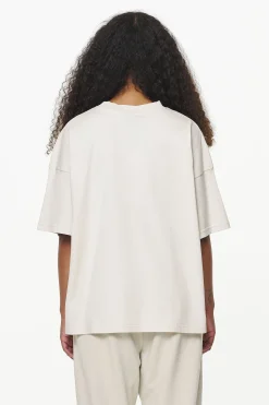 Pegador Tees|Thames Heavy Oversized Tee Vintage Washed Bone White