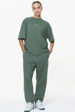 Pegador Tees|Thames Heavy Oversized Tee Vintage Washed Garden Green