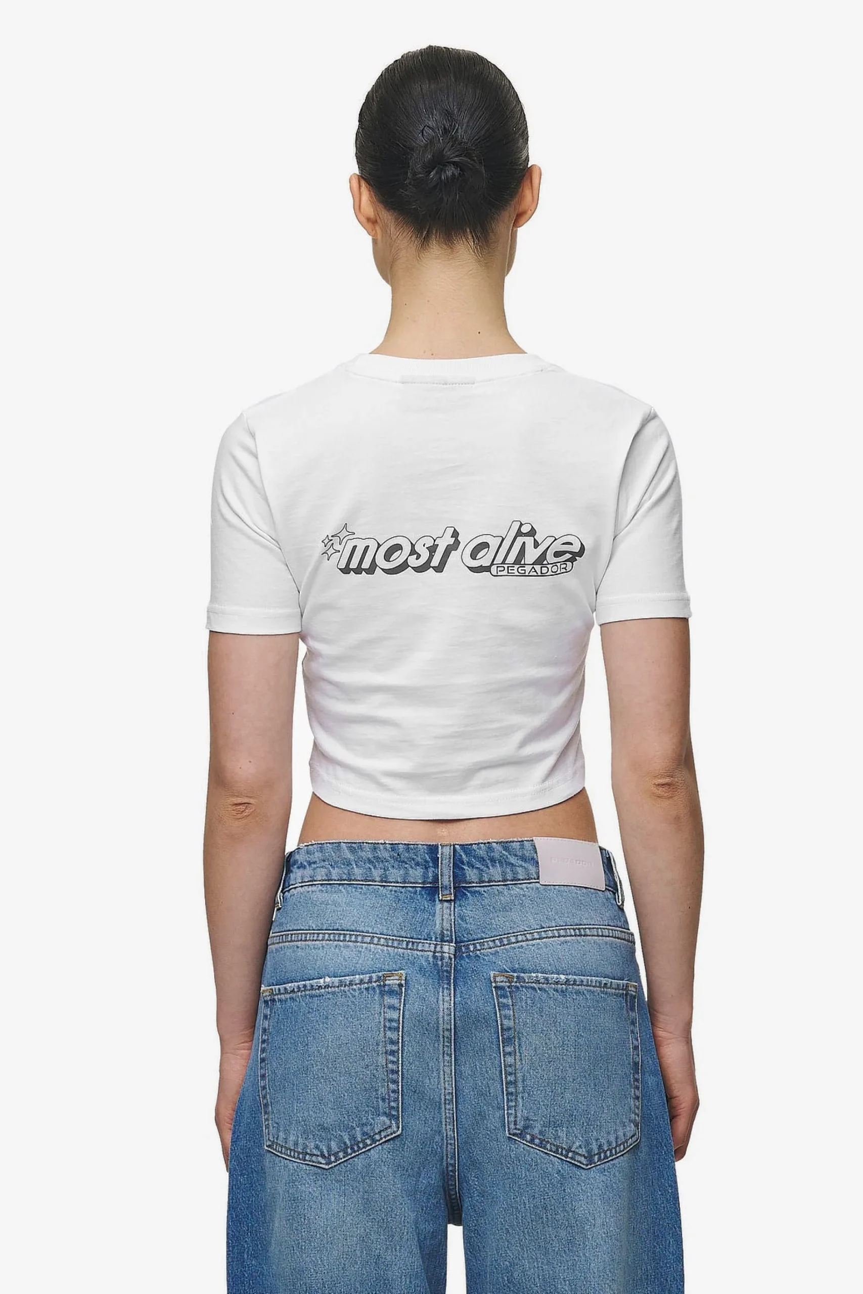 Pegador Tees|Thea Baby Tee White