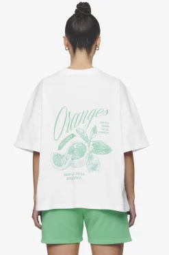 Pegador Tees|Tia Heavy Oversized Tee White