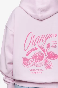 Pegador Hoodies|Tia Oversized Hoodie Washed Bubblegum