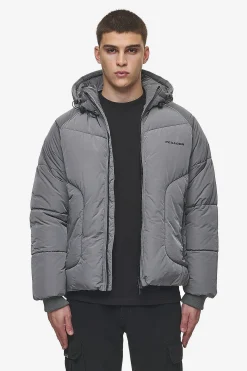 Pegador Jackets|Toby Crushed Raglan Puffer Jacket Anthracite