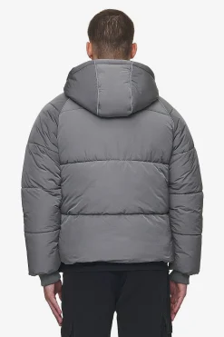 Pegador Jackets|Toby Crushed Raglan Puffer Jacket Anthracite