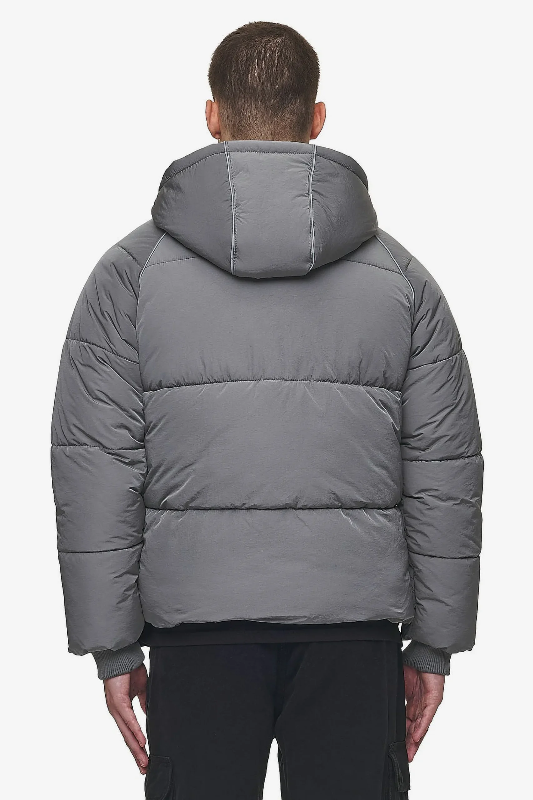 Pegador Jackets|Toby Crushed Raglan Puffer Jacket Anthracite