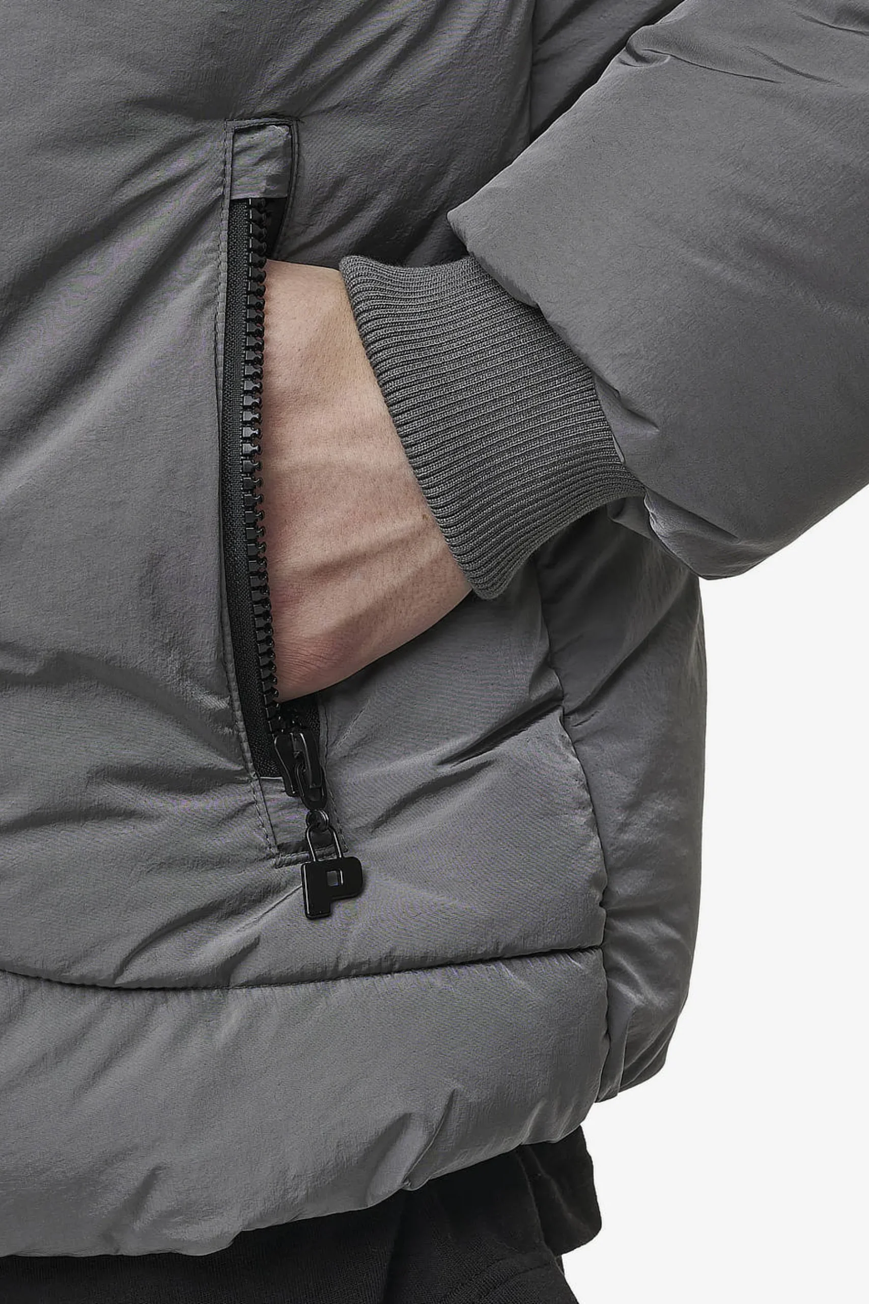 Pegador Jackets|Toby Crushed Raglan Puffer Jacket Anthracite