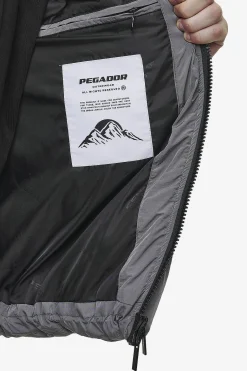 Pegador Jackets|Toby Crushed Raglan Puffer Jacket Anthracite