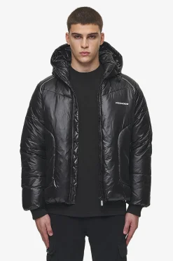 Pegador Jackets|Toby Raglan Puffer Jacket Black